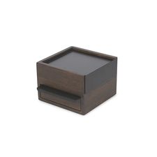 Шкатулка Stowit Mini, черная/орех, UMBRA