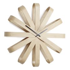 Часы настенные Ribbon, 51 см, дерево, UMBRA
