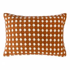 Чехол на подушку из хлопка Polka dots карамельного цвета из коллекции Essential, 40x60 см, Tkano