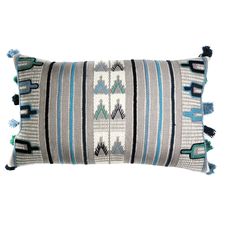 Чехол на подушку с этническим орнаментом Ethnic, 30х60 см, Tkano