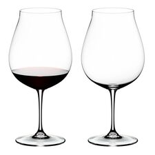 Набор из 2-х хрустальных бокалов для красного вина New World Pinot Noir 6416/16, 800 мл, прозрачный, серия Vinum, Riedel