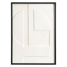 Панно декоративное с эффектом 3D Minimalism, с черной рамой, 50х70 см, Bergenson Bjorn