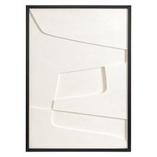 Панно декоративное с эффектом 3D Minimalism, с черной рамой, 50х70 см, Bergenson Bjorn
