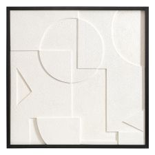 Панно декоративное с эффектом 3D Minimalism, с черной рамой, 60х60 см, Bergenson Bjorn