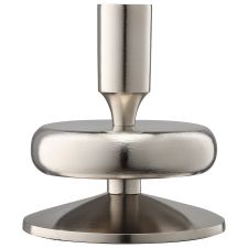 Подсвечник Stone, 13 см, серебристый, Bergenson Bjorn