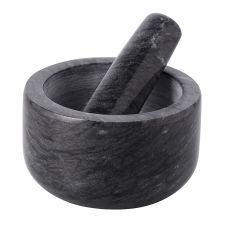 Ступка Marm, 12,7х7,6 см, черный мрамор, Liberty Jones