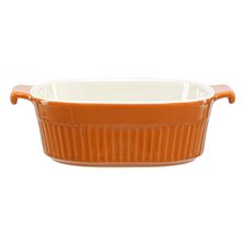 Блюдо для запекания Soft Ripples, 20х16,5 см, карамельное, Liberty Jones