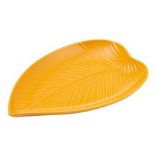 Блюдо сервировочное In The Forest Leaf, 23х35 см, желтое, Mason Cash