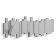 Вешалка настенная Sticks, 49,3 см, серая, 5 крючков, UMBRA