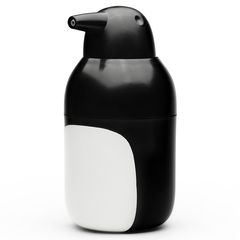 Диспенсер для мыла Penguin, черно-белый, QUALY