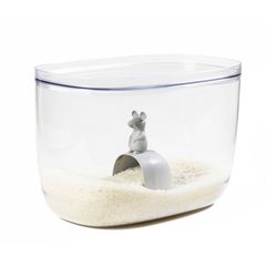 Контейнер с мерной ложкой Lucky Mouse, 7 л, QUALY