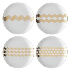 Набор блюдец Signature, Chevron, 16 см, 4 шт., LSA International