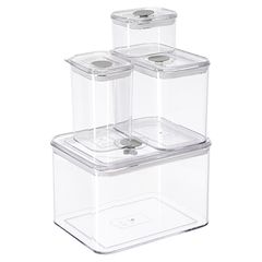 Набор из 4-х контейнеров для хранения с крышкой и клапаном Keep in, Smart Solutions