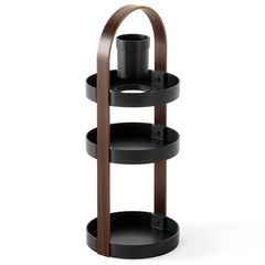 Органайзер для косметики Bellwood, 20х50 см, черный/орех, UMBRA