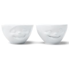 Набор чаш Tassen, Laughing & Winking, 200 мл, белый, 2 шт., Tassen