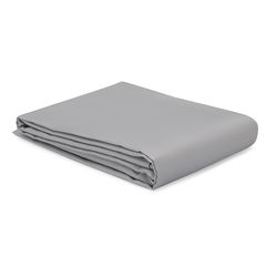Простыня из премиального сатина серого цвета из коллекции Essential, 240х270 см, Tkano