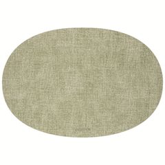 Салфетка подстановочная овальная двухсторонняя Fabric, мятная, Guzzini