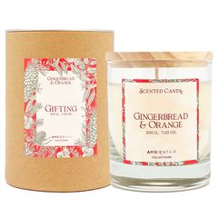 Свеча ароматическая Gifting, Gingerbread&Orange, 40 ч, Ambientair