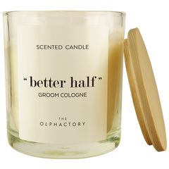 Свеча ароматическая The Olphactory, Better Half, Groom Cologne, 40 ч, Ambientair