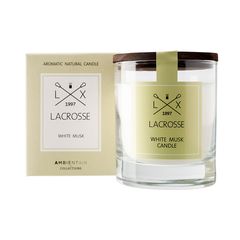 Свеча ароматическая Lacrosse, White Musk, 40 ч, Ambientair