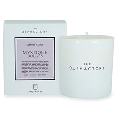 Свеча ароматическая The Olphactory, White Insignia, Mystique Boughs, 60 ч, Ambientair