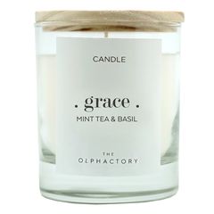 Свеча ароматическая The Olphactory, Grace, Mint tea&Basil, 40 ч, Ambientair