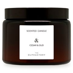 Свеча ароматическая The Olphactory, &, Cedar&Oud, 72 ч, Ambientair