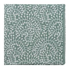 Скатерть из хлопка зеленого цвета с рисунком Спелая смородина, Scandinavian touch, 180х180см, Tkano