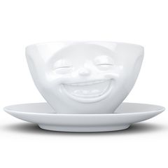 Чайная пара Tassen Laughing, 200 мл, белая, Tassen