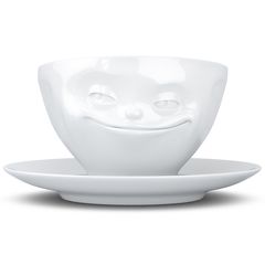 Чайная пара Tassen Grinning, 200 мл, белая, Tassen