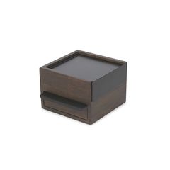 Шкатулка Stowit Mini, черная/орех, UMBRA