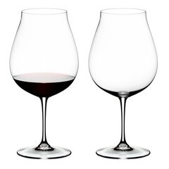 Набор из 2-х хрустальных бокалов для красного вина New World Pinot Noir 6416/16, 800 мл, прозрачный, серия Vinum, Riedel