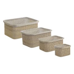 Набор из 4-х корзин для хранения Sustainable collection, бежевый, Bergenson Bjorn