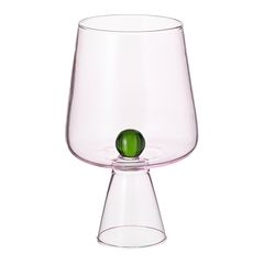 Бокал для вина Orb, 400 мл, розовый/зеленый, Liberty Jones