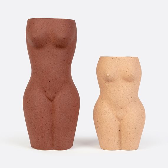 Ваза для цветов Body, Black, 23 см, DOIY, изображение 8