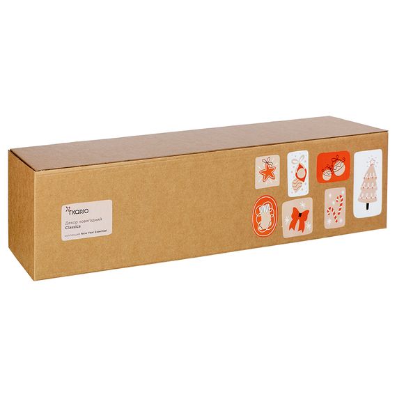 Декор новогодний Classics из джута и гофрированного картона из коллекции New Year Essential, Tkano, изображение 9