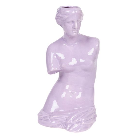 Ваза для цветов Venus, 31 см, лиловая, DOIY
