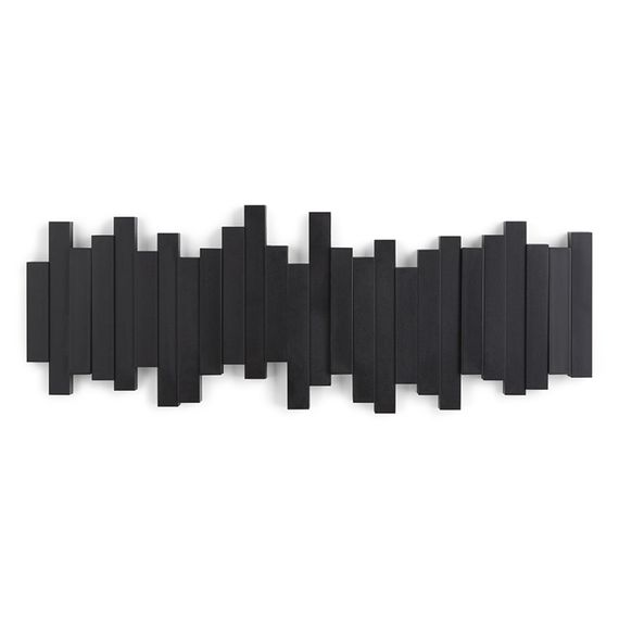 Вешалка настенная Sticks, 49,3 см, черная, 5 крючков, UMBRA, изображение 7