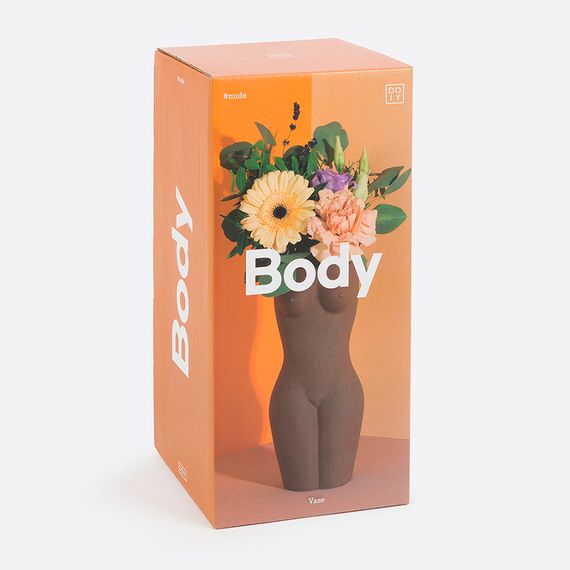 Ваза для цветов Body, Black, 23 см, DOIY, изображение 9