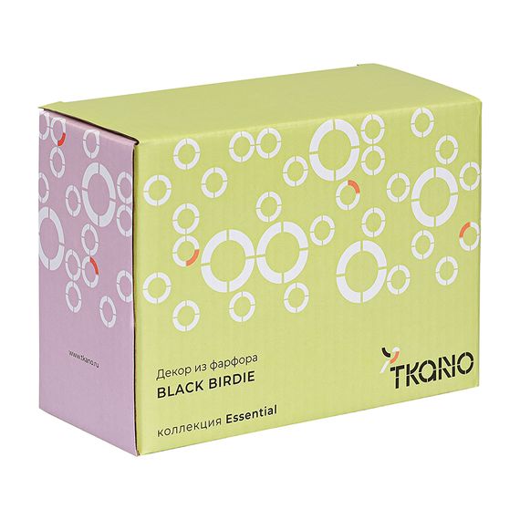 Декор из фарфора Black Birdie из коллекции Essential, 14,5х6x10 см, Tkano, изображение 13