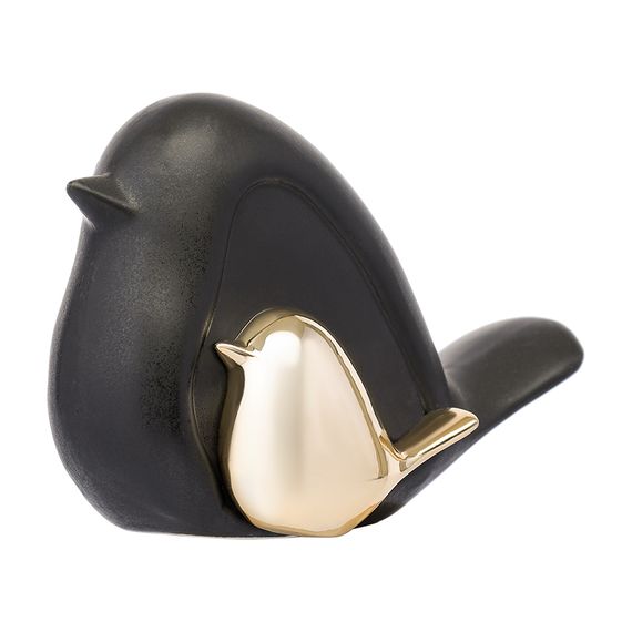 Декор из фарфора Black Birdie из коллекции Essential, 14,5х6x10 см, Tkano, изображение 10