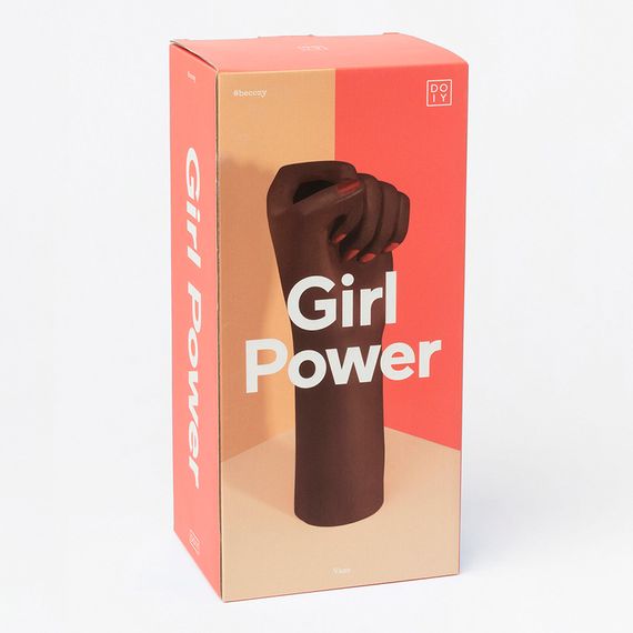 Ваза для цветов Girl Power, Black, 27,1 см, DOIY, изображение 7
