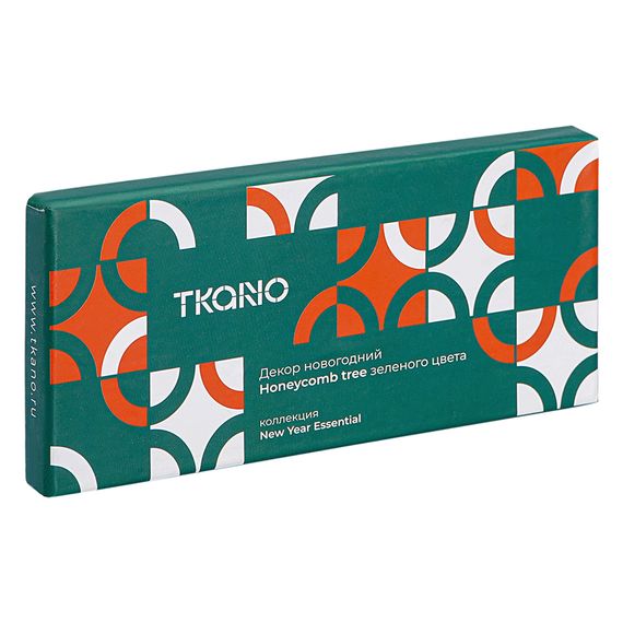 Декор новогодний Honeycomb tree зеленого цвета из коллекции New Year Essential, Tkano, изображение 4