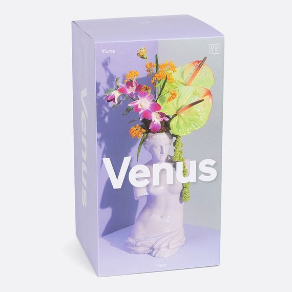 Ваза для цветов Venus, 31 см, лиловая, DOIY, изображение 8