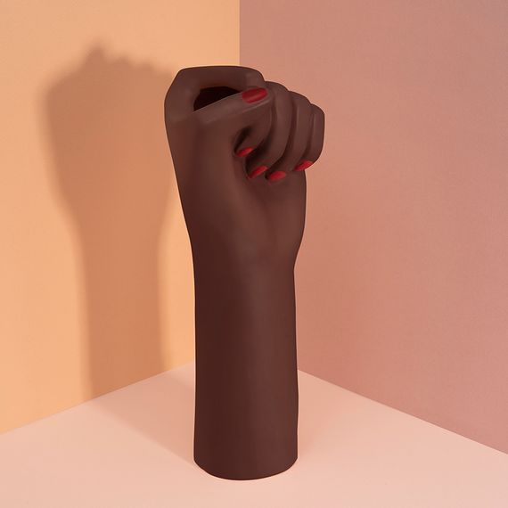 Ваза для цветов Girl Power, Black, 27,1 см, DOIY, изображение 4