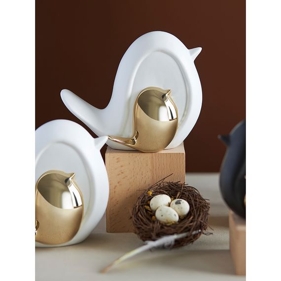 Декор из фарфора White Birdie из коллекции Essential, 16х8x13 см, Tkano, изображение 2