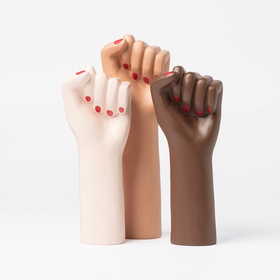 Ваза для цветов Girl Power, Black, 27,1 см, DOIY, изображение 3