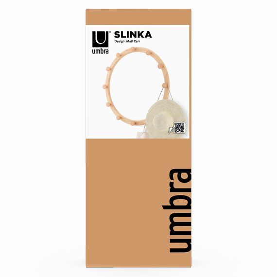 Вешалка настенная Slinka, натуральное дерево, UMBRA, изображение 19