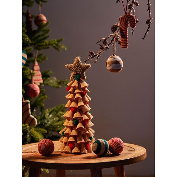 Декор новогодний Classics из джута и гофрированного картона из коллекции New Year Essential, Tkano, изображение 4