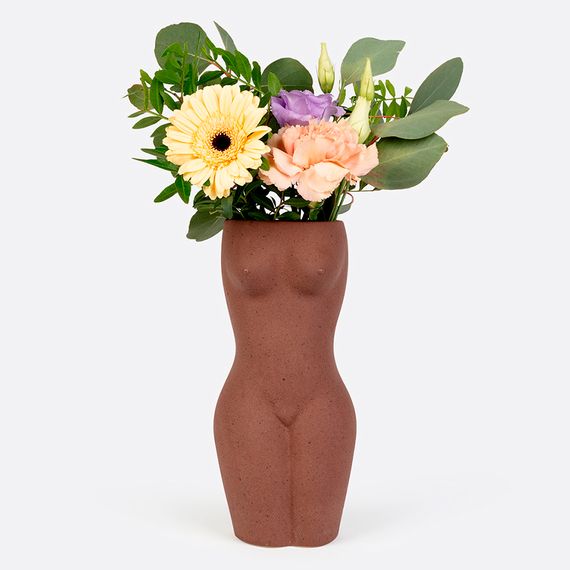 Ваза для цветов Body, Black, 23 см, DOIY, изображение 6